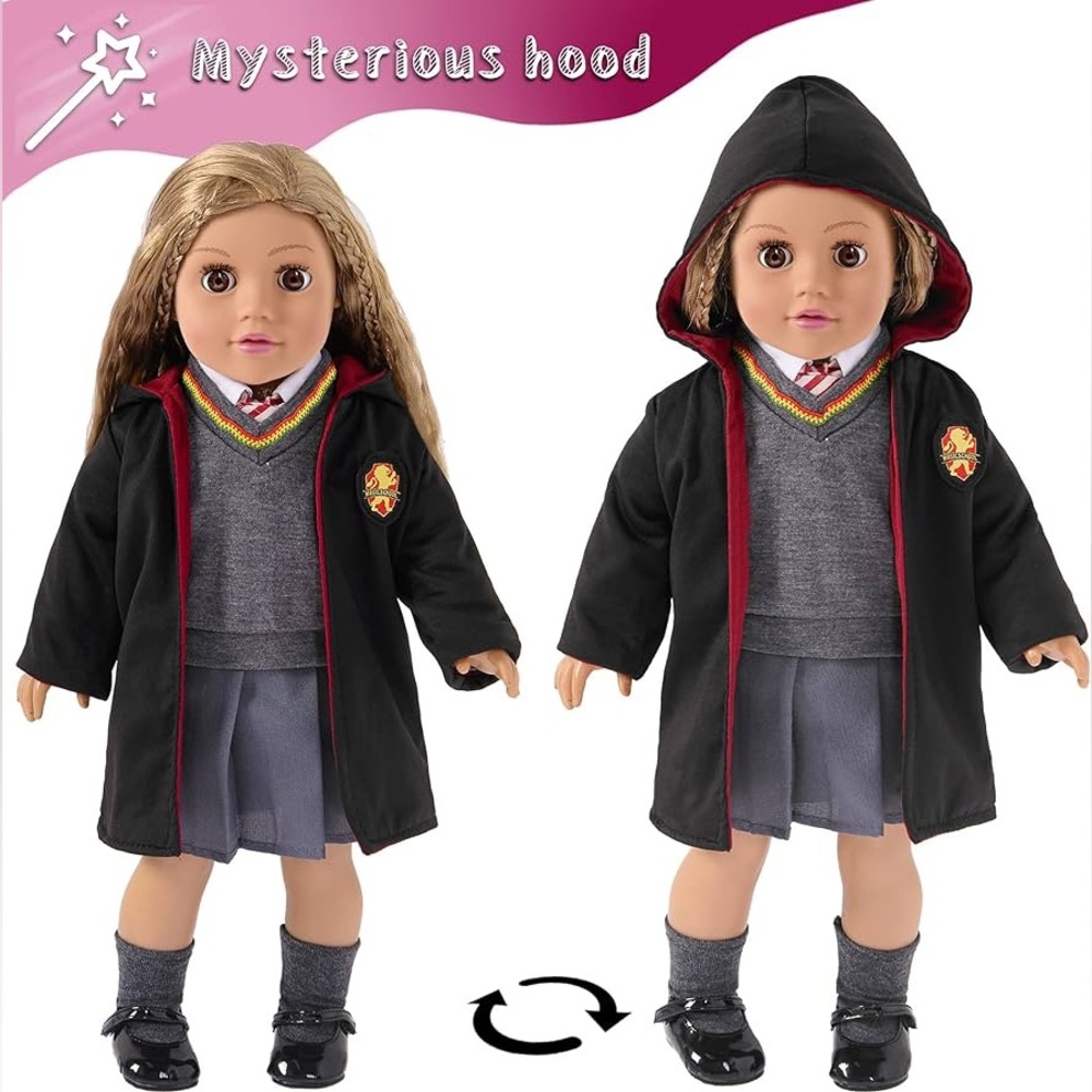 “Hermoine” Doll Cloak